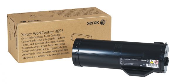 Xerox Extrem-Hochleistungs-Tonerpatrone Schwarz 106R02740 WorkCentre 3655 / 3655i (25.900 Seiten*)